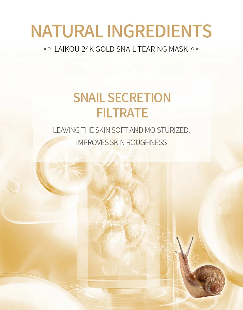 Mascarilla Peel-Off de Oro 24K y Caracol