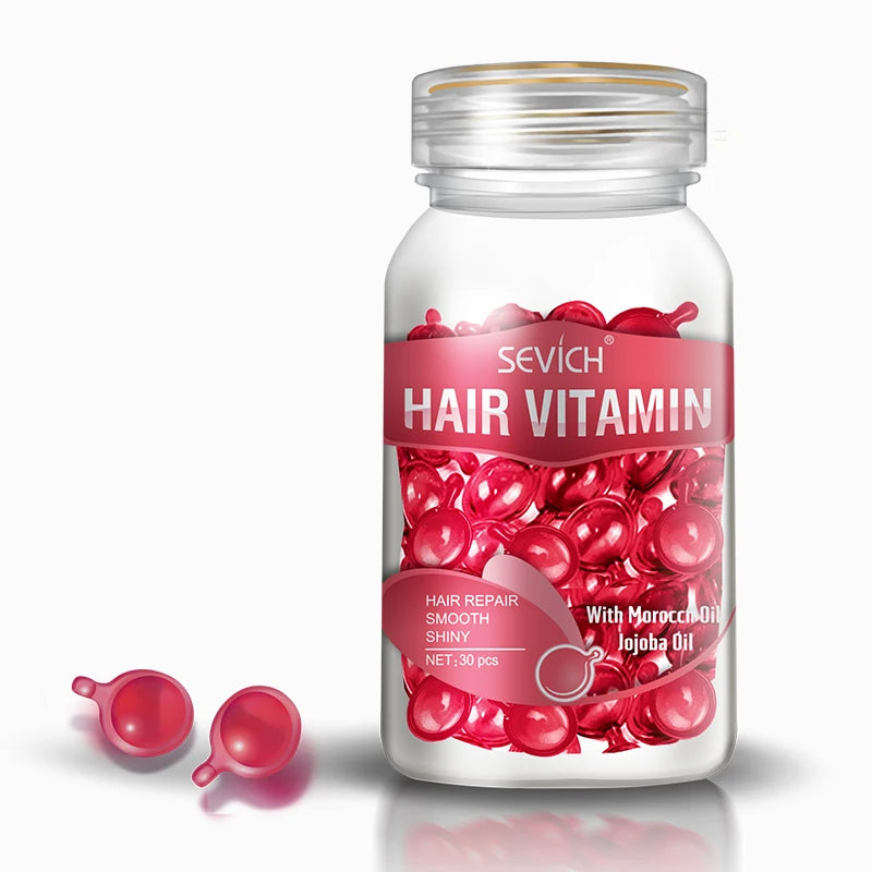 Cápsulas de Vitaminas para Cabello Sevich con Keratina y Aceite de Argán