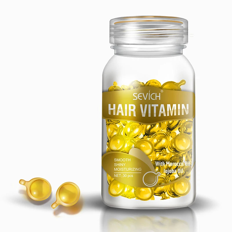 Cápsulas de Vitaminas para Cabello Sevich con Keratina y Aceite de Argán