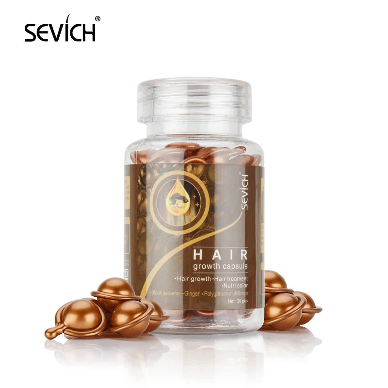 Cápsulas de Vitaminas para Cabello Sevich con Keratina y Aceite de Argán