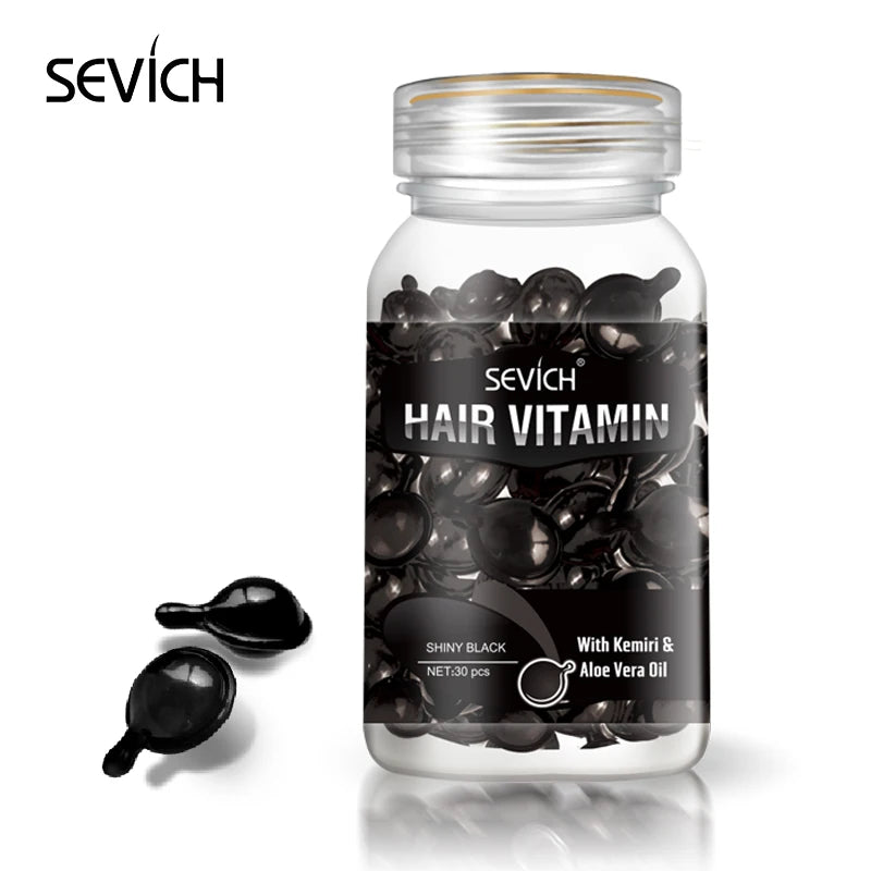 Cápsulas de Vitaminas para Cabello Sevich con Keratina y Aceite de Argán