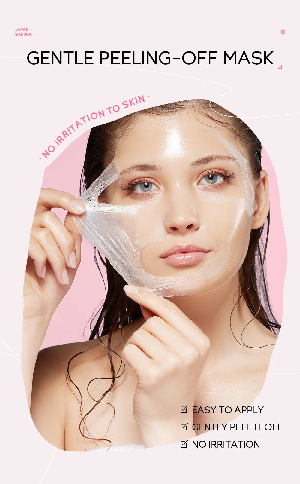 Mascarilla Peel-Off de Oro 24K y Flor de Cerezo