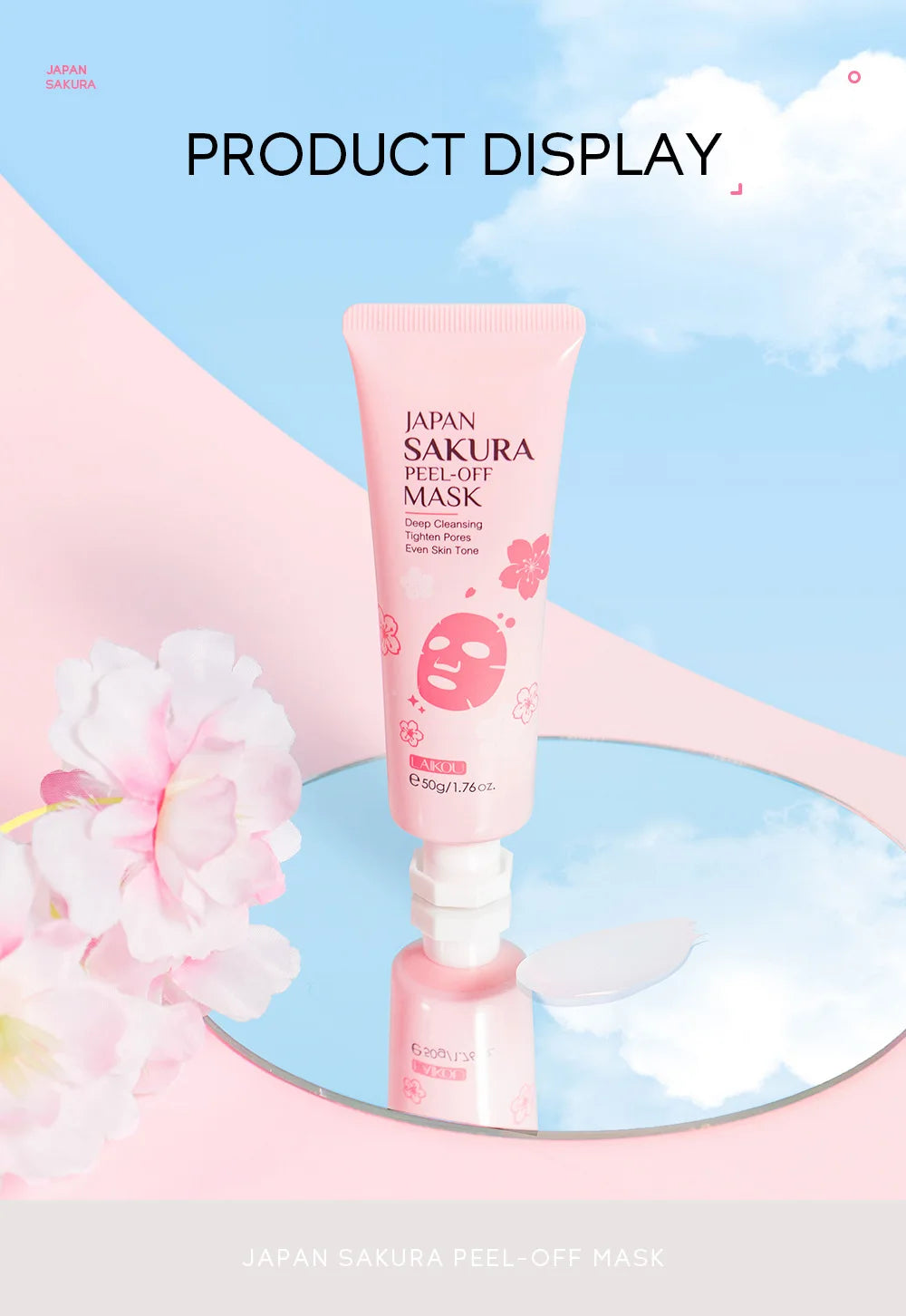 Mascarilla Peel-Off de Oro 24K y Flor de Cerezo