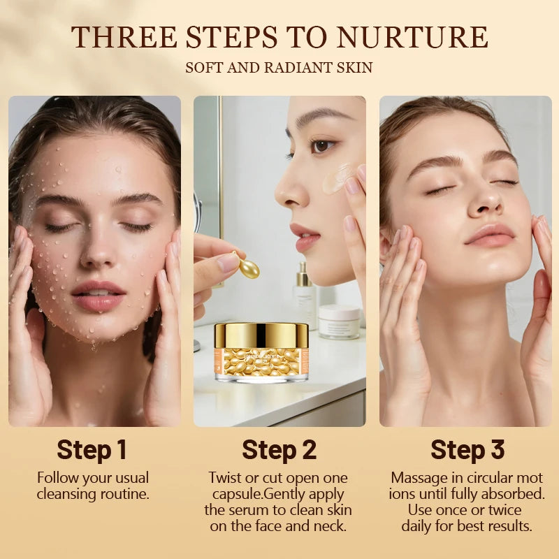 Cápsulas Faciales de Vitamina E Hidratantes