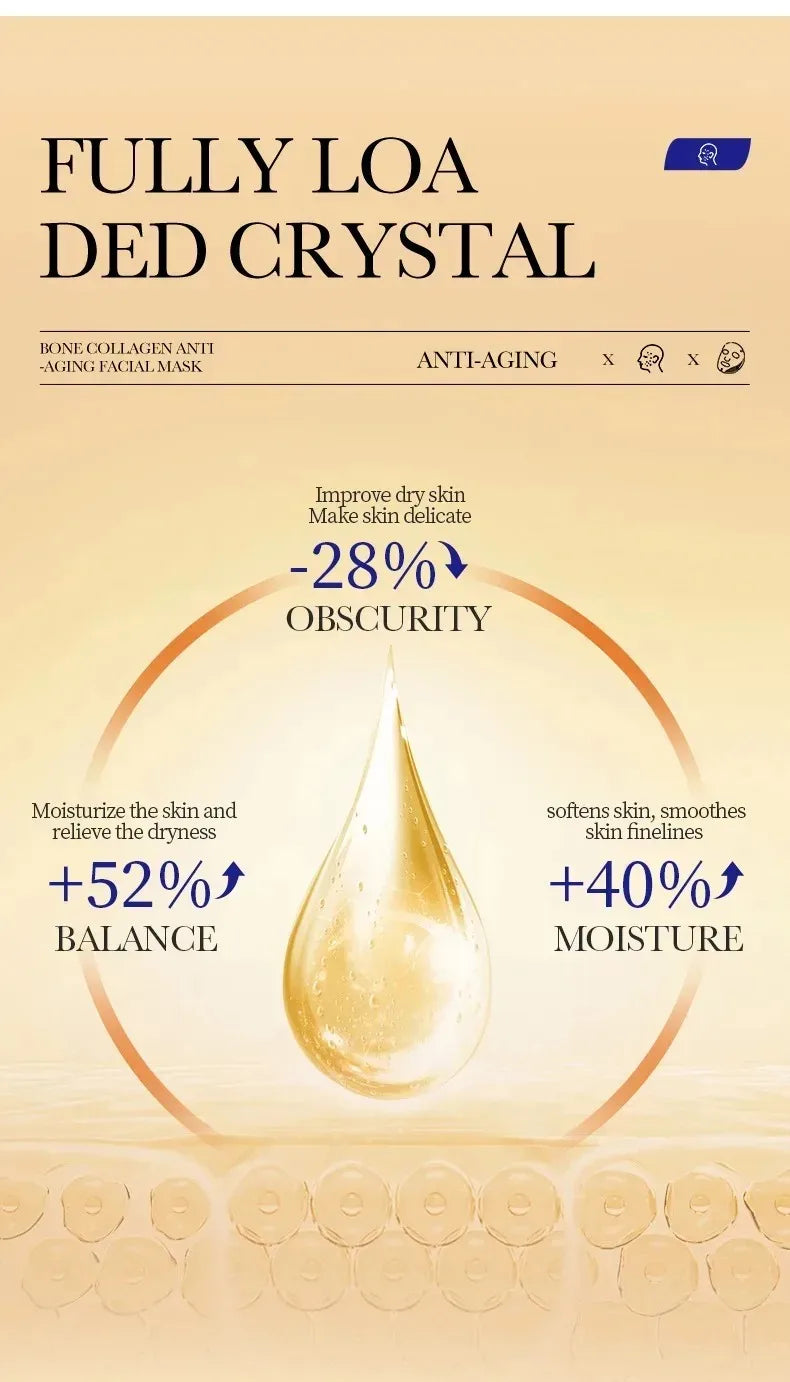 Mascarilla Facial de Colágeno Reafirmante e Hidratante