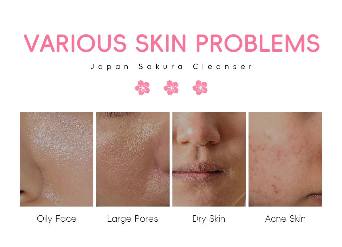 Limpiador Facial Sakura LAIKOU – Espuma Limpiadora 50g