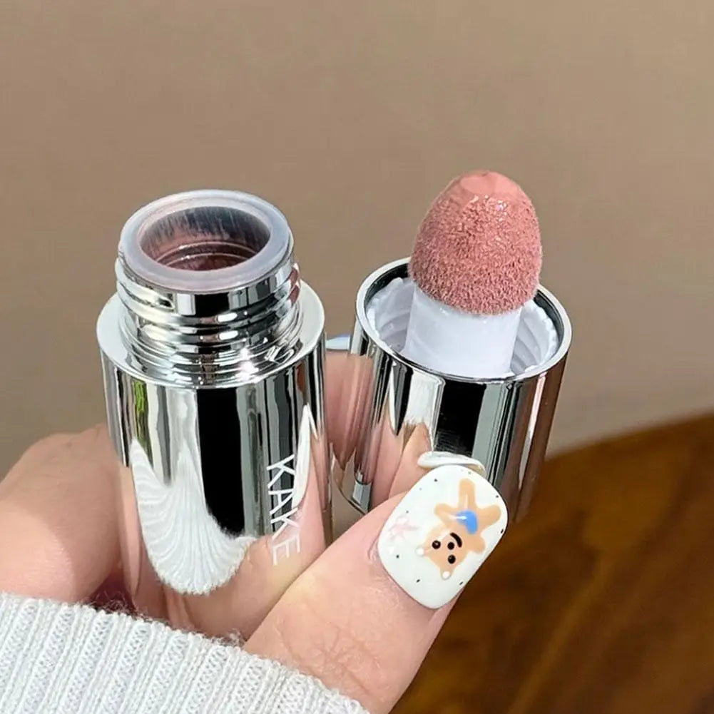 Colorete Líquido Aterciopelado Mate con Esponja Aplicadora - Efecto Natural Larga Duración