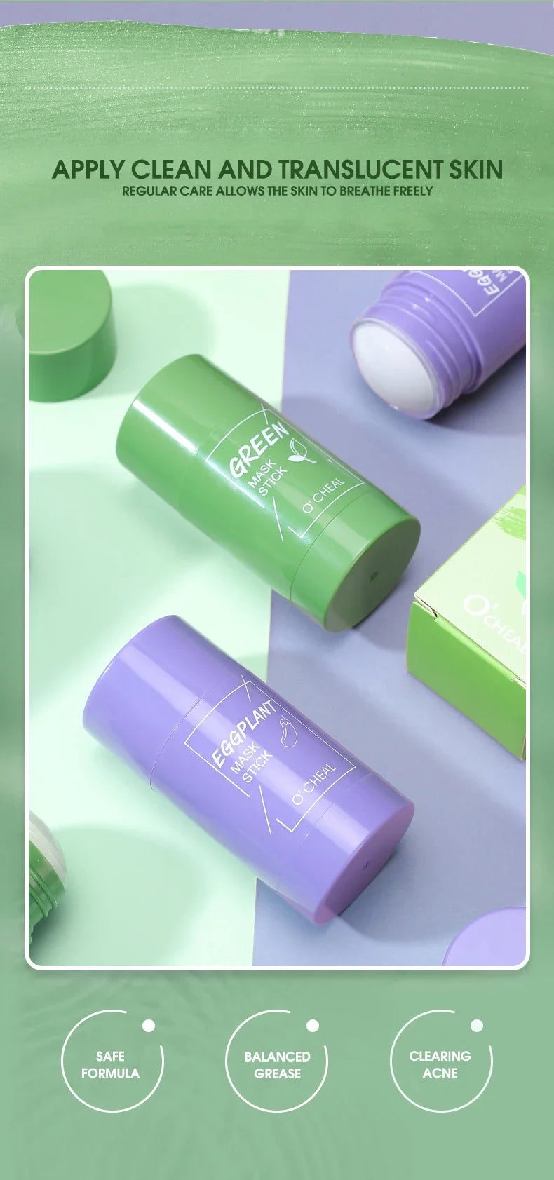 Stick de Mascarilla Facial Purificante