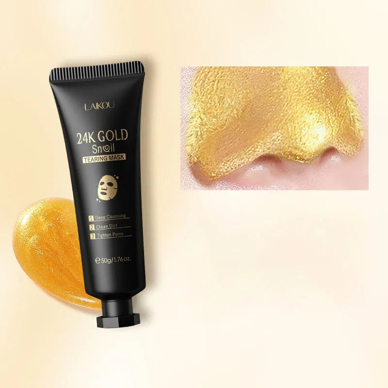 Mascarilla Peel-Off de Oro 24K y Caracol